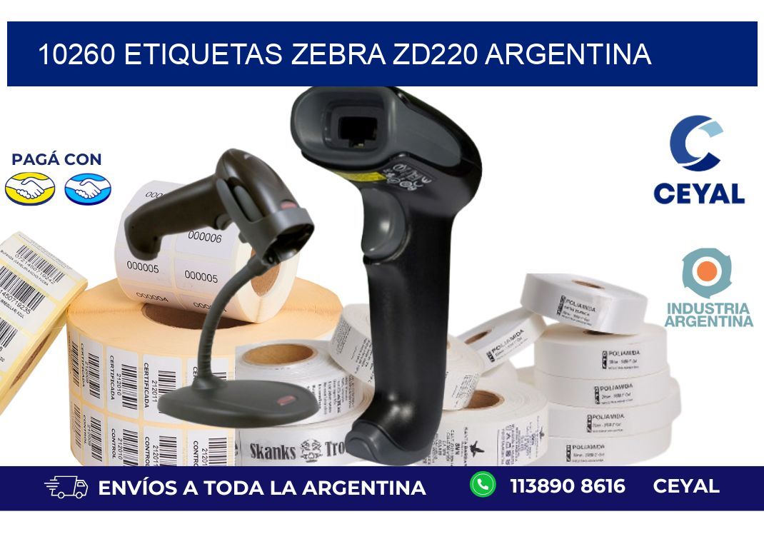 10260 etiquetas zebra zd220 argentina
