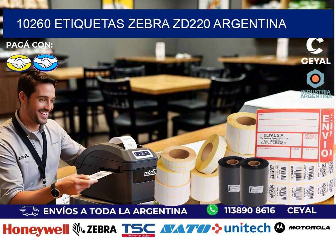 10260 etiquetas zebra zd220 argentina