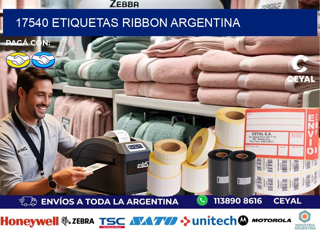 17540 etiquetas ribbon argentina