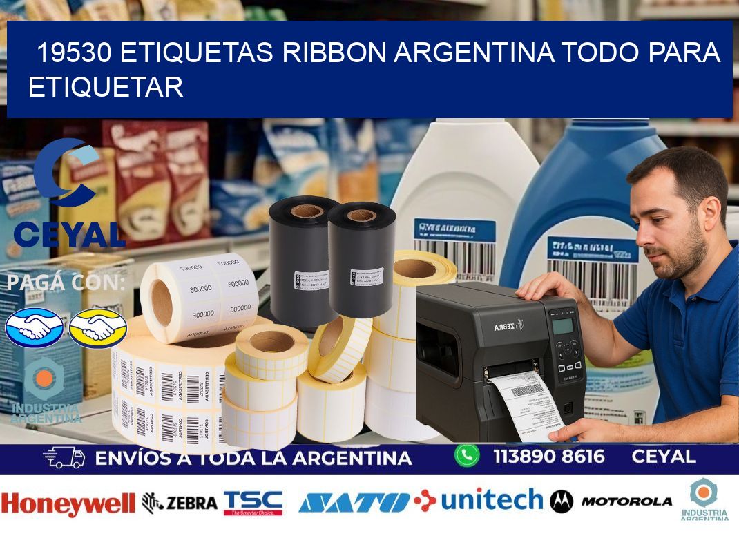 19530 etiquetas ribbon argentina TODO PARA ETIQUETAR