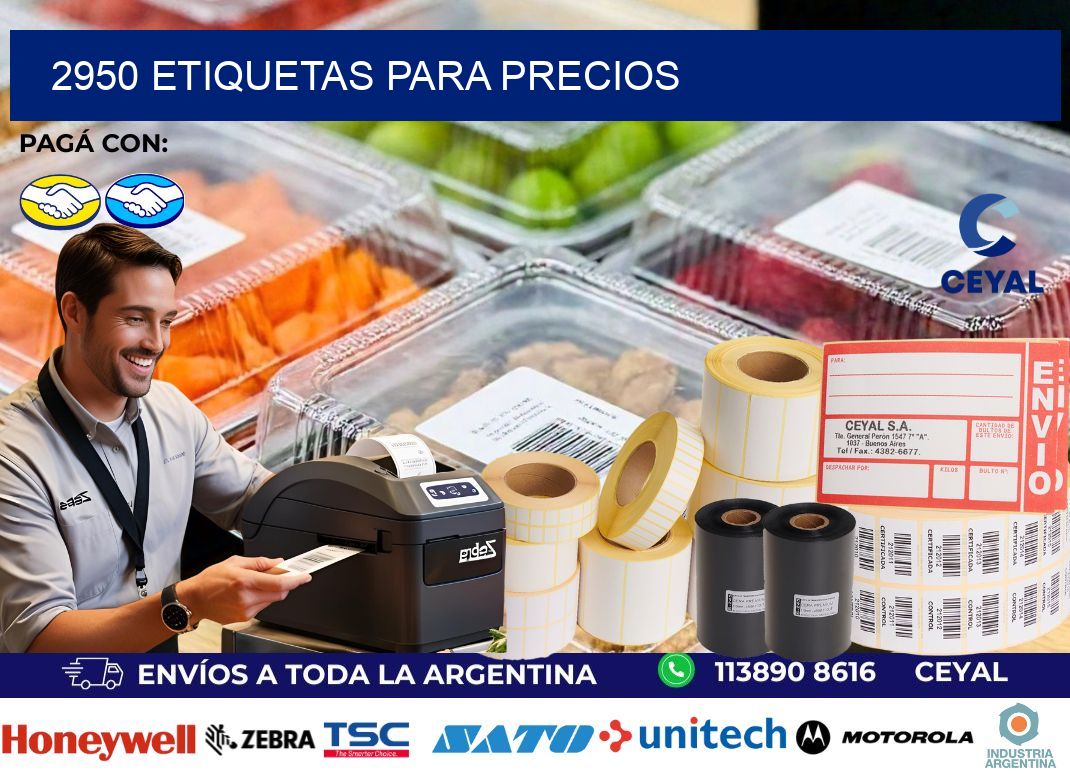 2950 ETIQUETAS PARA PRECIOS