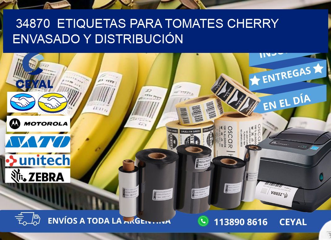 34870  ETIQUETAS PARA TOMATES CHERRY ENVASADO Y DISTRIBUCIÓN