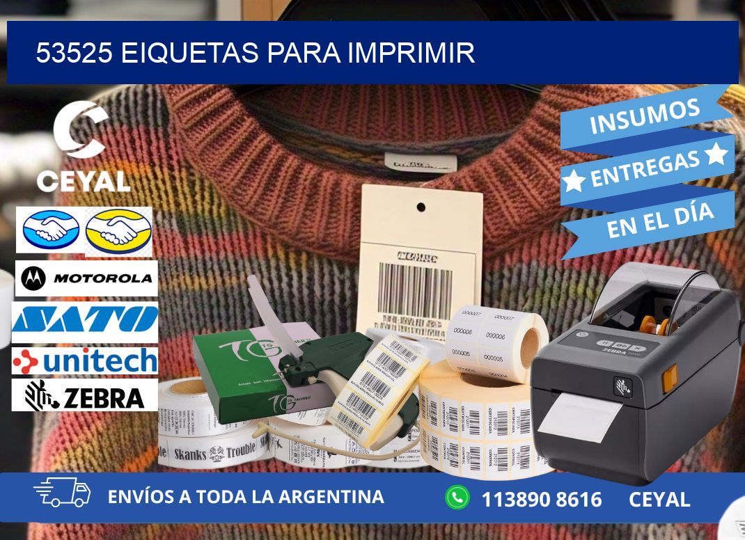 53525 EIQUETAS PARA IMPRIMIR