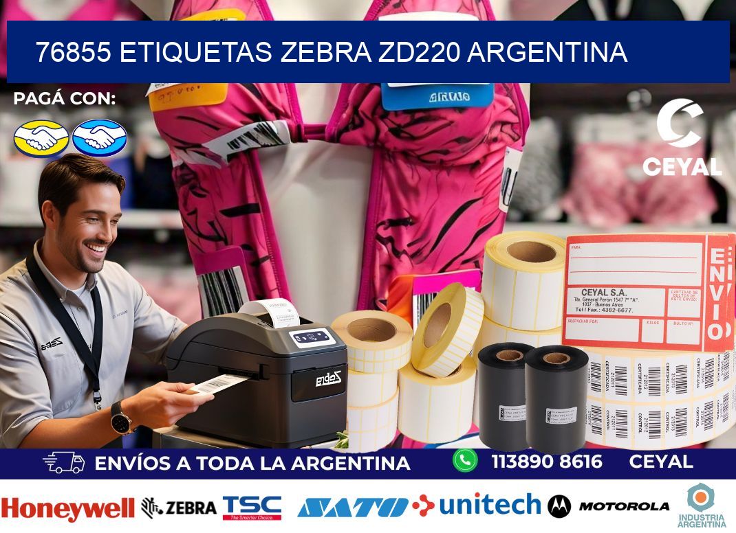 76855 etiquetas zebra zd220 argentina