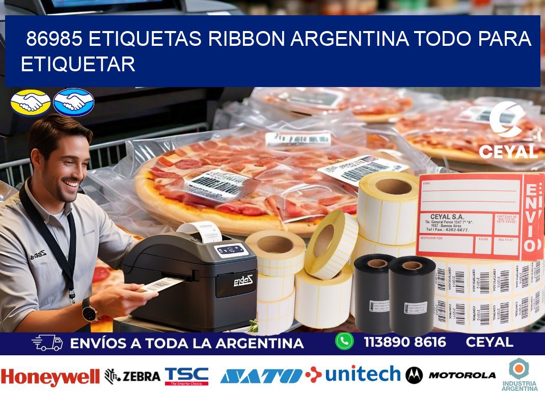 86985 etiquetas ribbon argentina TODO PARA ETIQUETAR
