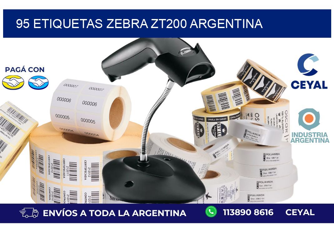 95 etiquetas zebra zt200 argentina