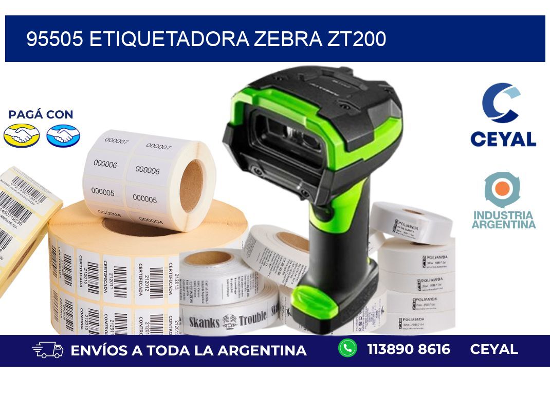 95505 ETIQUETADORA ZEBRA ZT200