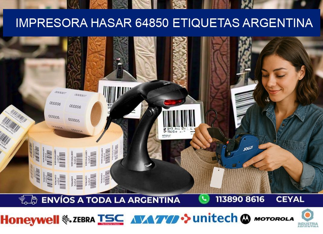 Impresora hasar 64850 etiquetas argentina