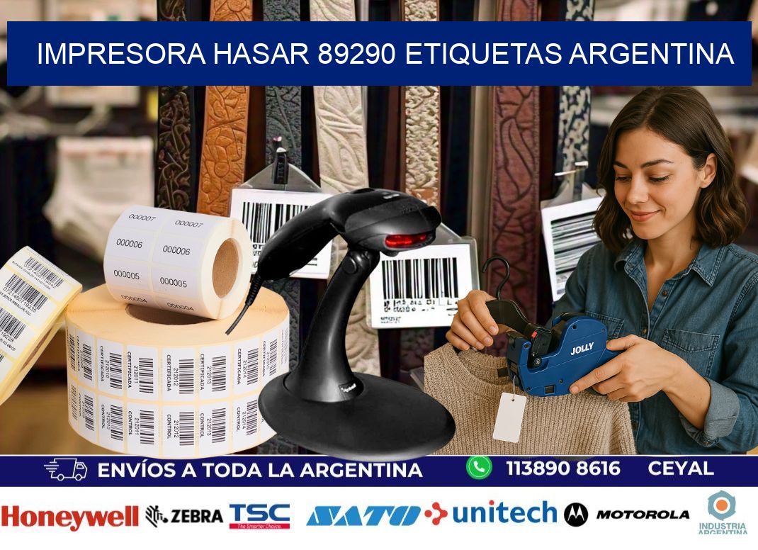 Impresora hasar 89290 etiquetas argentina