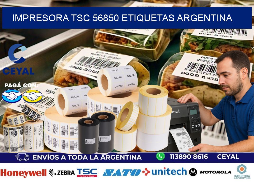 Impresora tsc 56850 etiquetas argentina